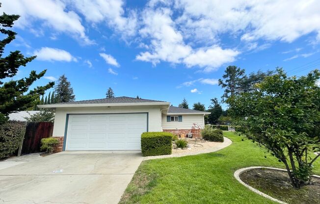 Beautiful 4 Bed 2.5 Bath North Los Altos Home on Huge Corner Lot w/ Pool!