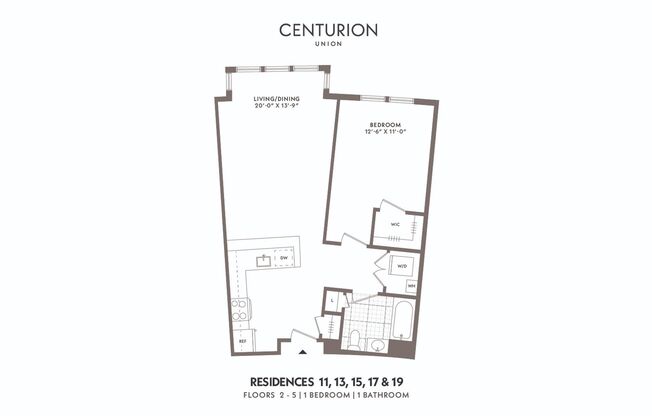 1 bed, 1 bath, 695 sqft, $2,299, Unit Residence 419