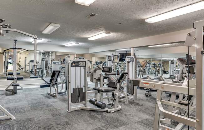 Modern Fitness Center at Shillito Park Apartments, Lexington, KY, 40503