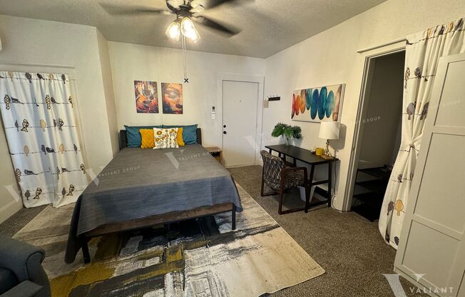 Studio, 1 bath, $1,200, Unit 311 W State St, #4