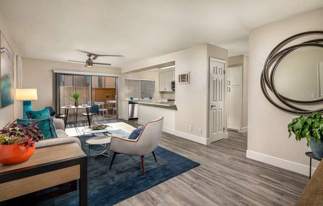 Stone Arbor Living Room and Kitchen