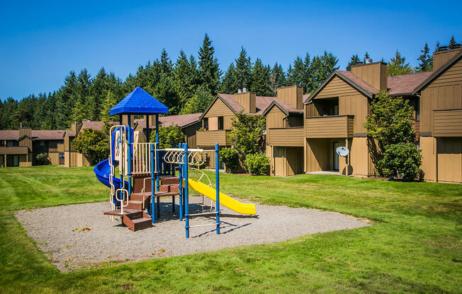 Two Outdoor Children's Playground at Apartments for Rent in Seattle WA