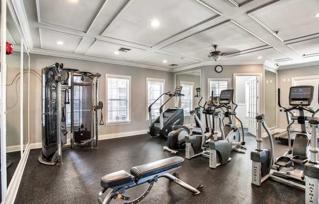 Fitness center at Yacht Club, Bradenton, Florida