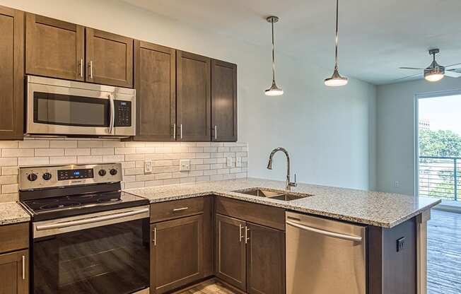 Axis at PTC Apartments interior kitchen