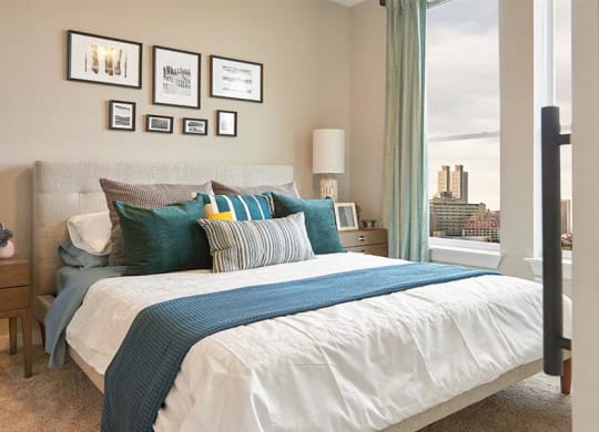 Spacious Bedroom With Comfortable Bed at The George &amp; The Leonard, Atlanta, GA