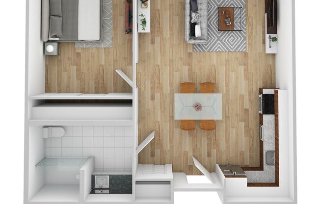 1 bed, 1 bath, 762 sqft, $1,595, Unit 126-109