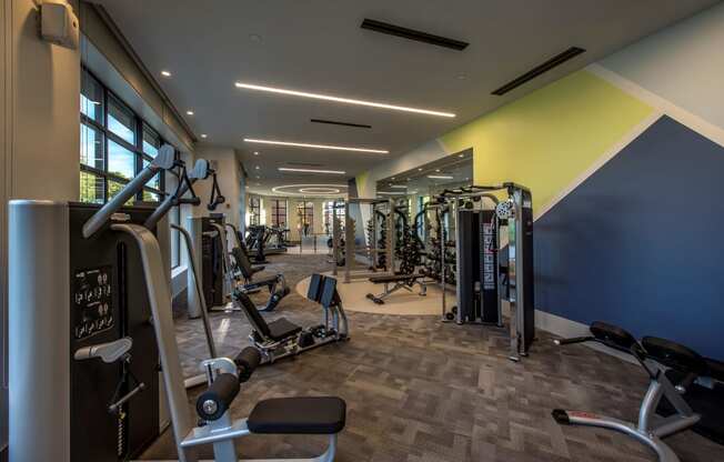 Fitness center | The Merc at Moody and Main
