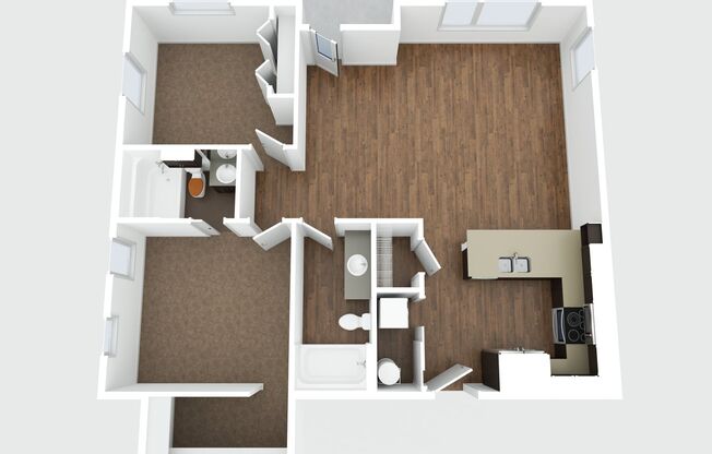 Summit Units – Ground Floor Luxury 2 Bed, 2 Bath with Spacious Design