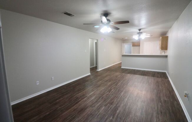 FOR LEASE! Nicely Remodeled 3 BR - 2 BA Brick Duplex With a 2 Car Garage in Weatherford.