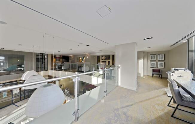 Entry Way and Resident Lounge at Aurora, North Bethesda