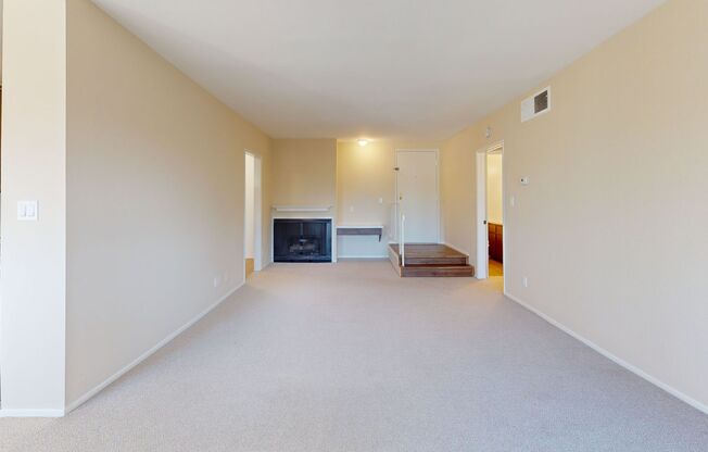 Top-Floor 1 Bed 1.5 Bath Pasadena Condo – with Parking, On Site laundry, Fireplace, Balcony & Pool!