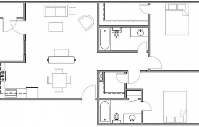 2 beds, 2 baths, 981 sqft, $1,093, Unit W-0508