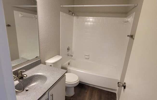 a bathroom with a sink and a toilet