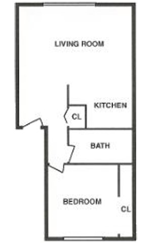 1 bed, 1 bath, 750 sqft, $1,090