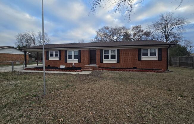 4 Bedroom, 2 Bath Ranch