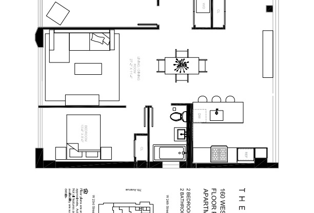 2 beds, 2 baths, 1,166 sqft, $8,992, Unit PHN