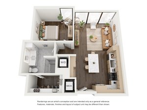 1 bed, 1 bath, 767 sqft, $4,085