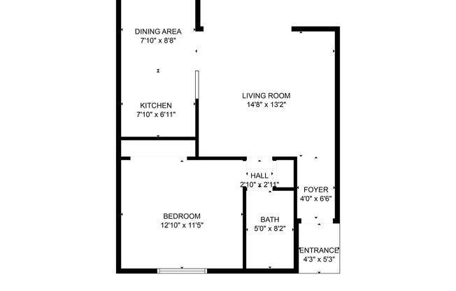 1 bed, 1 bath, 425 sqft, $1,700, Unit 03