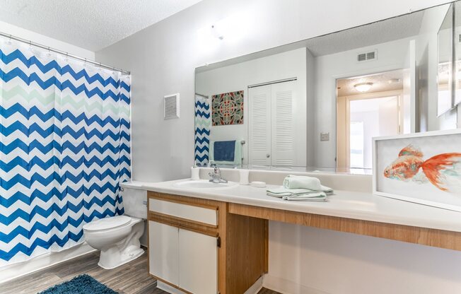 Bathroom at Barber Park Apartments in Orlando FL
