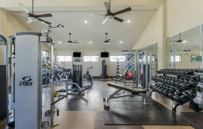 Yorktown Crossing apartments fitness center