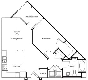 1 bed, 1 bath, 815 sqft, $2,215