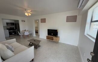 2-bedroom, 1-bath apartment