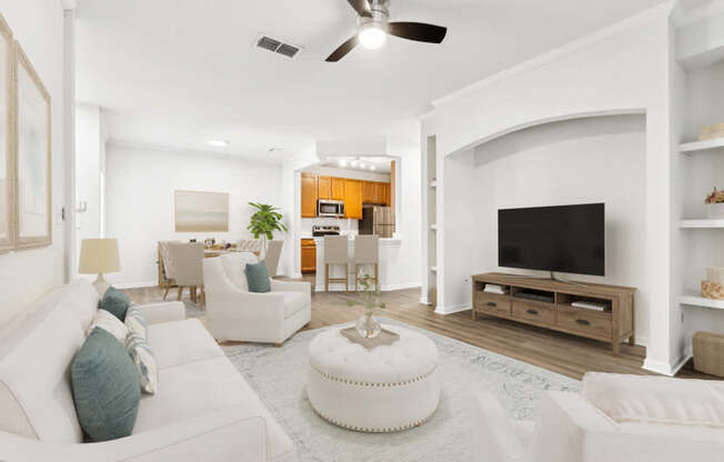 Living Room at Ballantrae Apartments, Sanford, FL, 32771