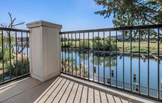 balcony overlook water