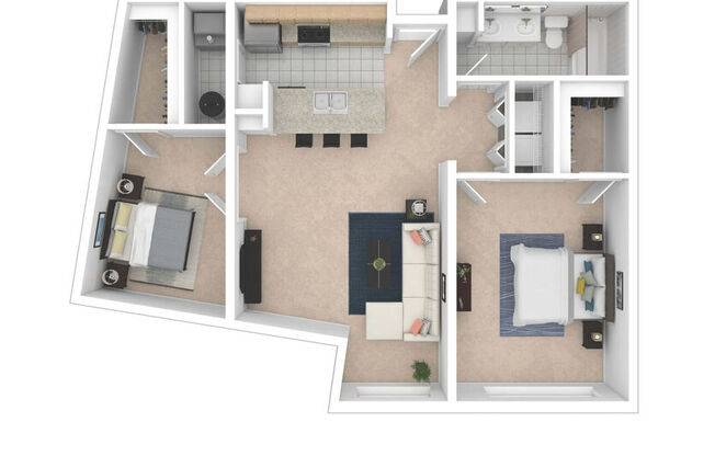 1 bed, 1 bath, 941 sqft, $1,479