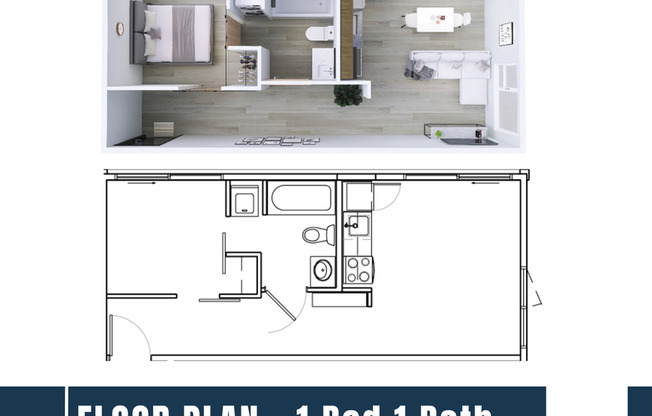 1 bed, 1 bath, 395 sqft, $1,465, Unit Unit 314