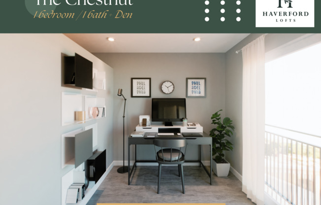 1 bed, 1 bath, 505 sqft, $1,700, Unit 1C