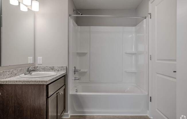 Bathroom With Bathtub at The Residences at Akita Lane, Ohio, 43110