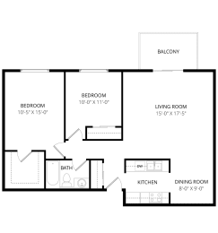 2 beds, 1 bath, 1,000 sqft, $1,795