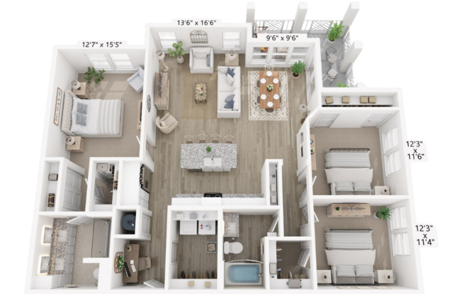 3 beds, 2 baths, 1,455 sqft, $2,675