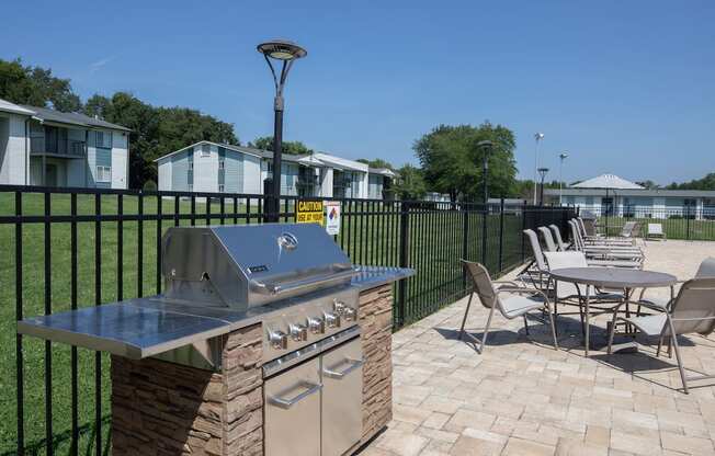 our apartments offer a clubhouse with a bbq at The Madison Franklin, Franklin, Tennessee