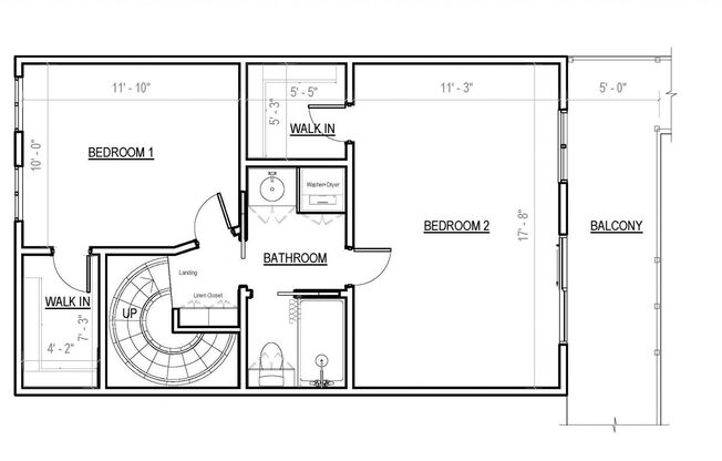 2 beds, 1.5 baths, $2,070