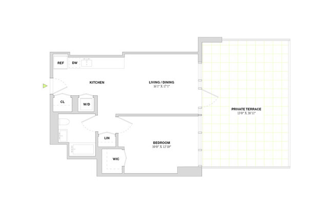 1 bed, 1 bath, $7,750, Unit 6B