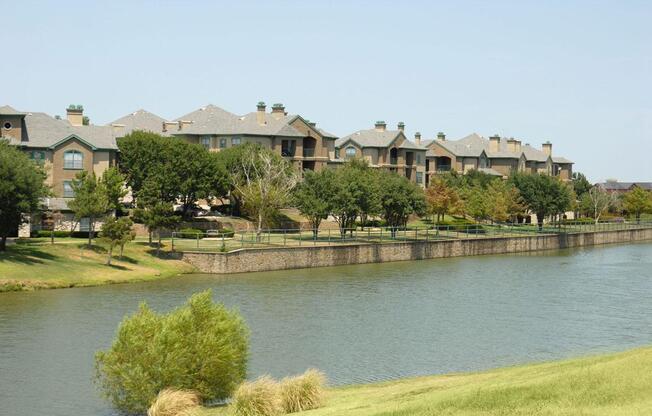 a small house in a body of water