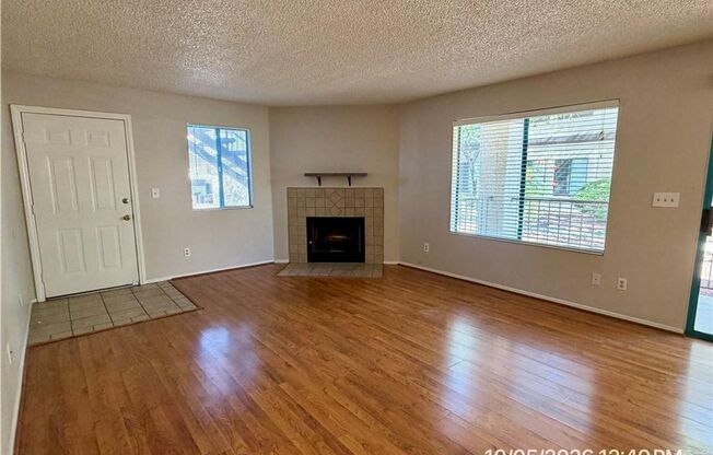 First-Floor Condo with Private Patio, Fireplace & Community Pool