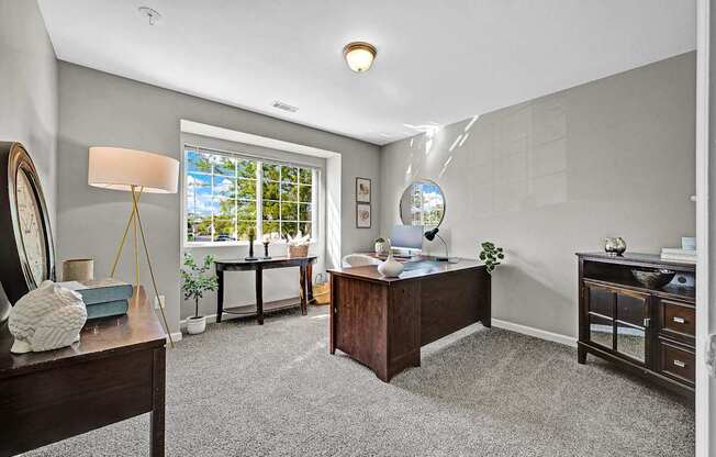 Bedroom with Plush Carpeting