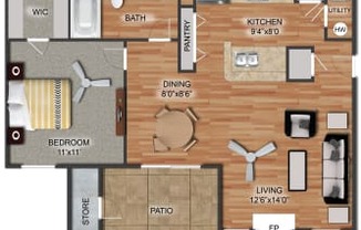 Partner-provided photo for $1123 unit