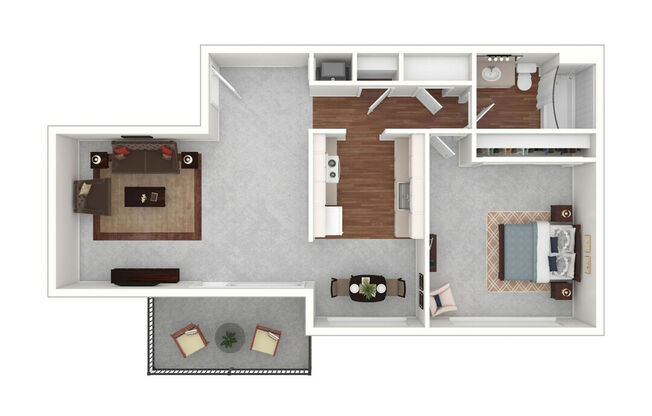 1 bed, 1 bath, 780 sqft, $2,468