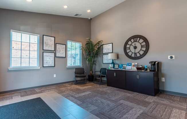 Coffee Machine at Hamilton Square Apartments, Indiana, 46074