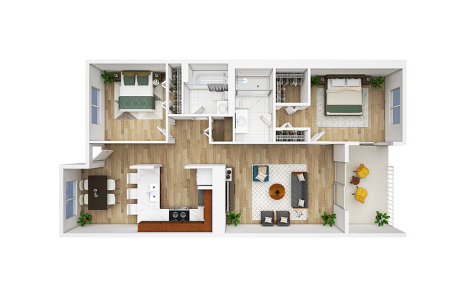 2 beds, 2 baths, 1,200 sqft, $2,395, Unit 5462 - 121