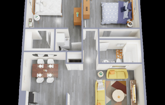 2 beds, 1 bath, 930 sqft, $1,149, Unit 015