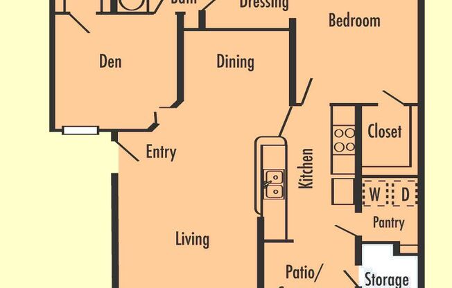 2 beds, 1 bath, 926 sqft, $1,488