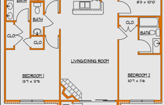 2 beds, 2.5 baths, 1,314 sqft, $1,655, Unit 217