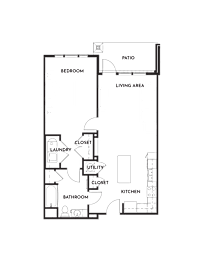 1 bed, 1 bath, 863 sqft, $1,377