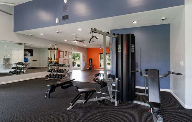 East Chase Apartments fitness center