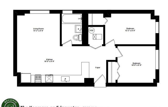2 beds, 1 bath, 700 sqft, $2,200, Unit 103